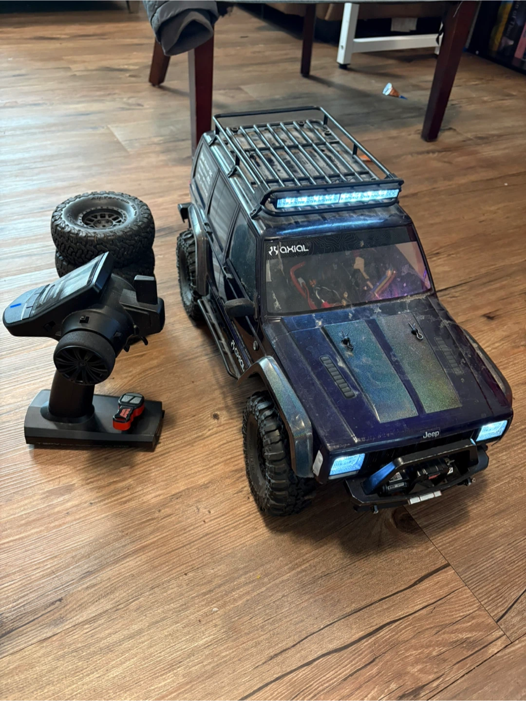Axial Jeep RC Truck + Futaba T3PV Controller