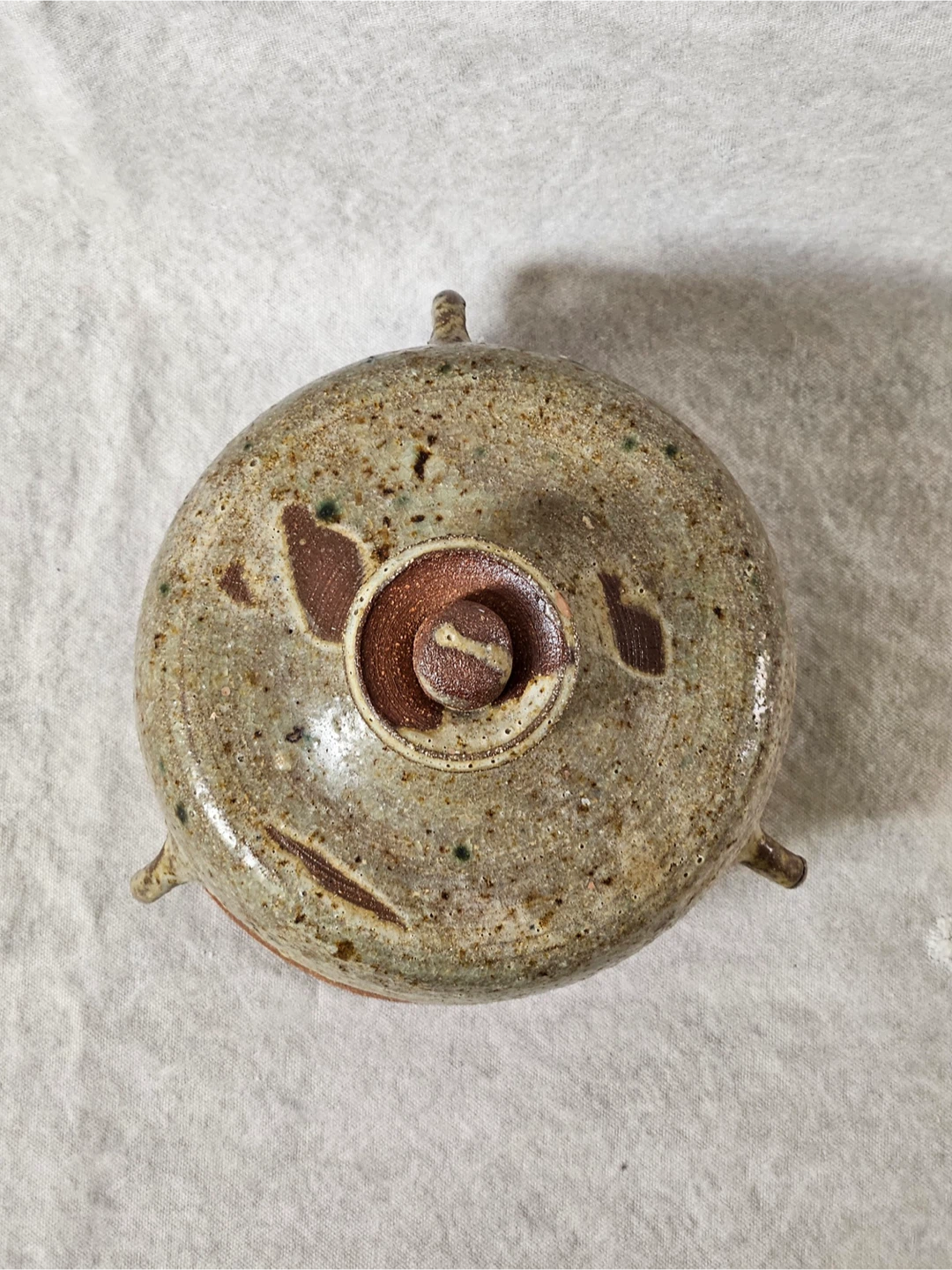 Handmade Stoneware Pottery Cloche - photo 4