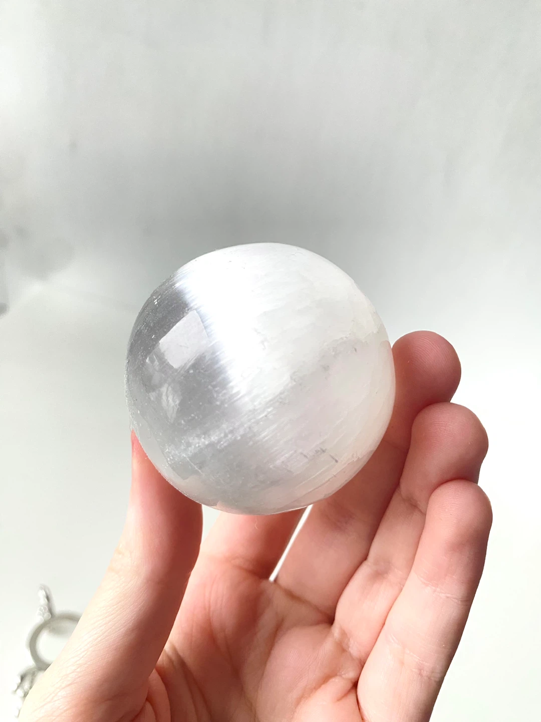Selenite Sphere - photo 2