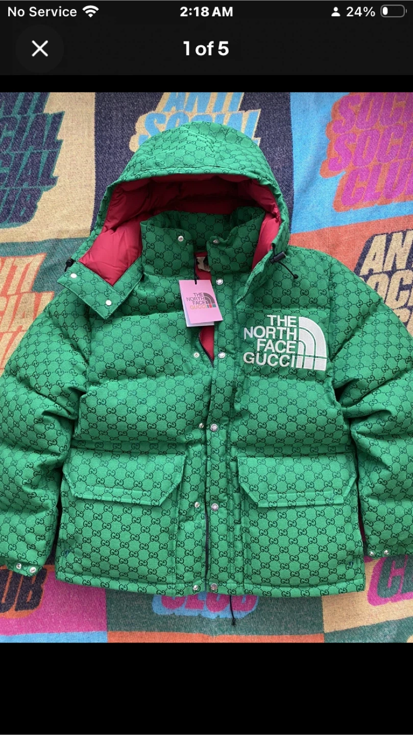 Gucci x The North Face Puffer Jacket - Size XL - photo 2