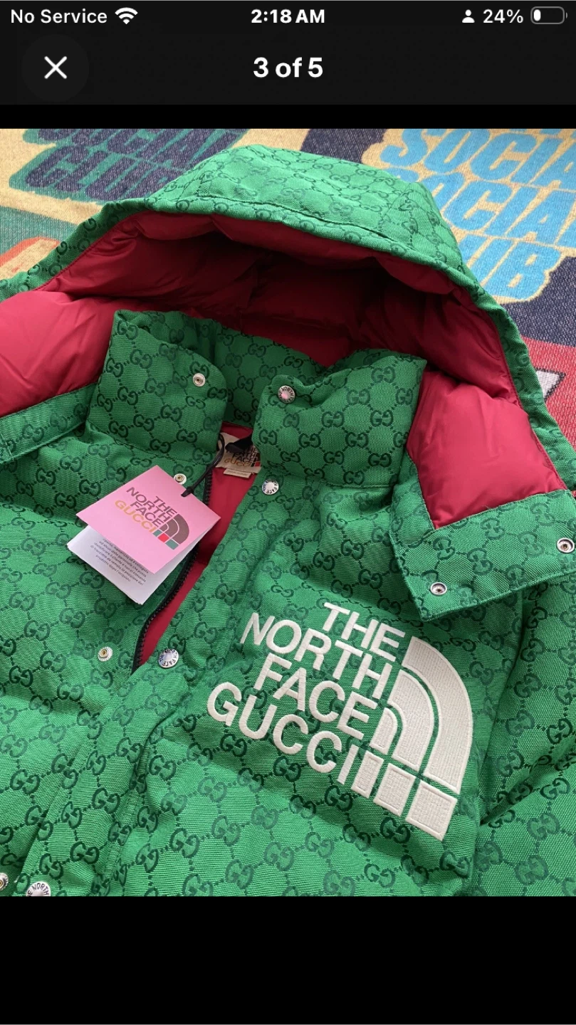 Gucci x The North Face Puffer Jacket - Size XL - photo 3