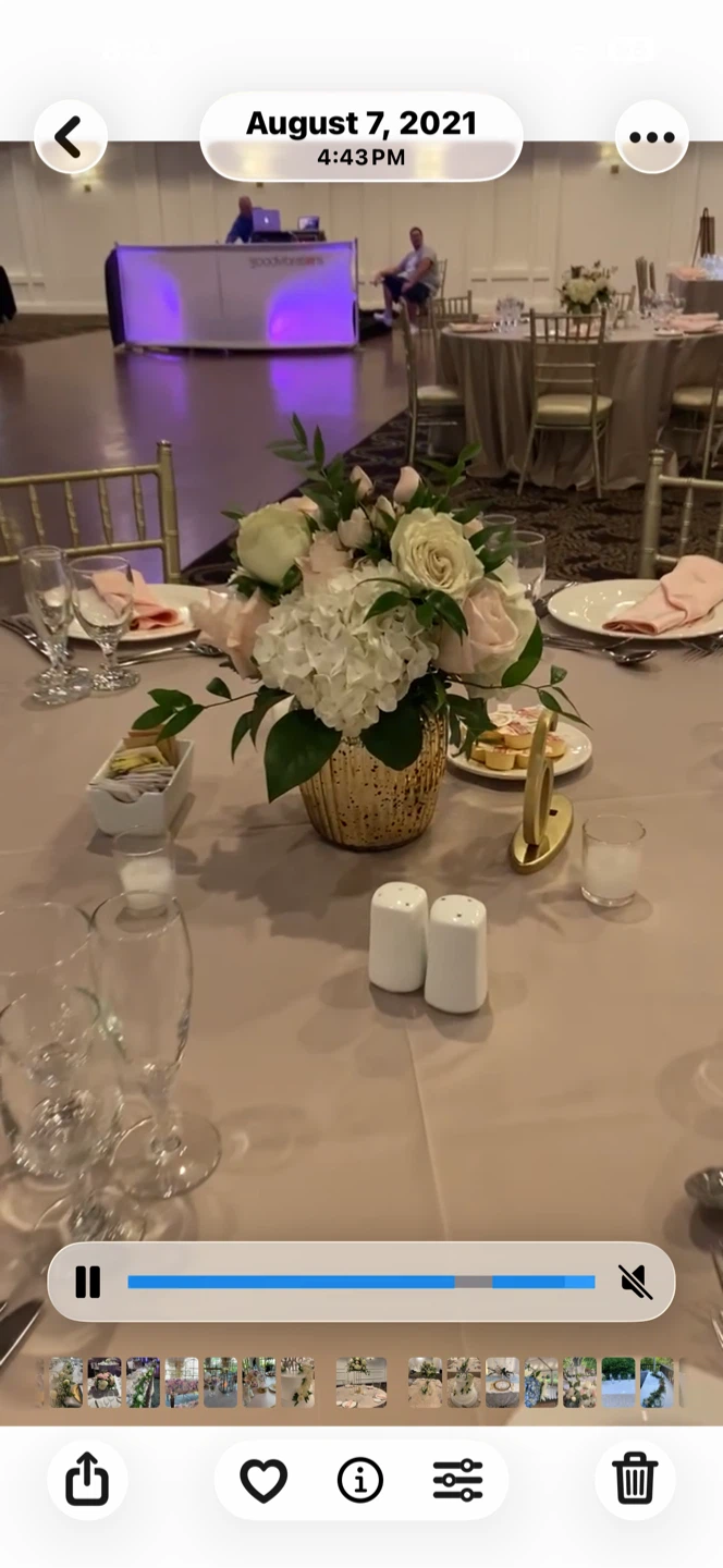 5” gold glass mercury gold for centre pieces 49 in stock
