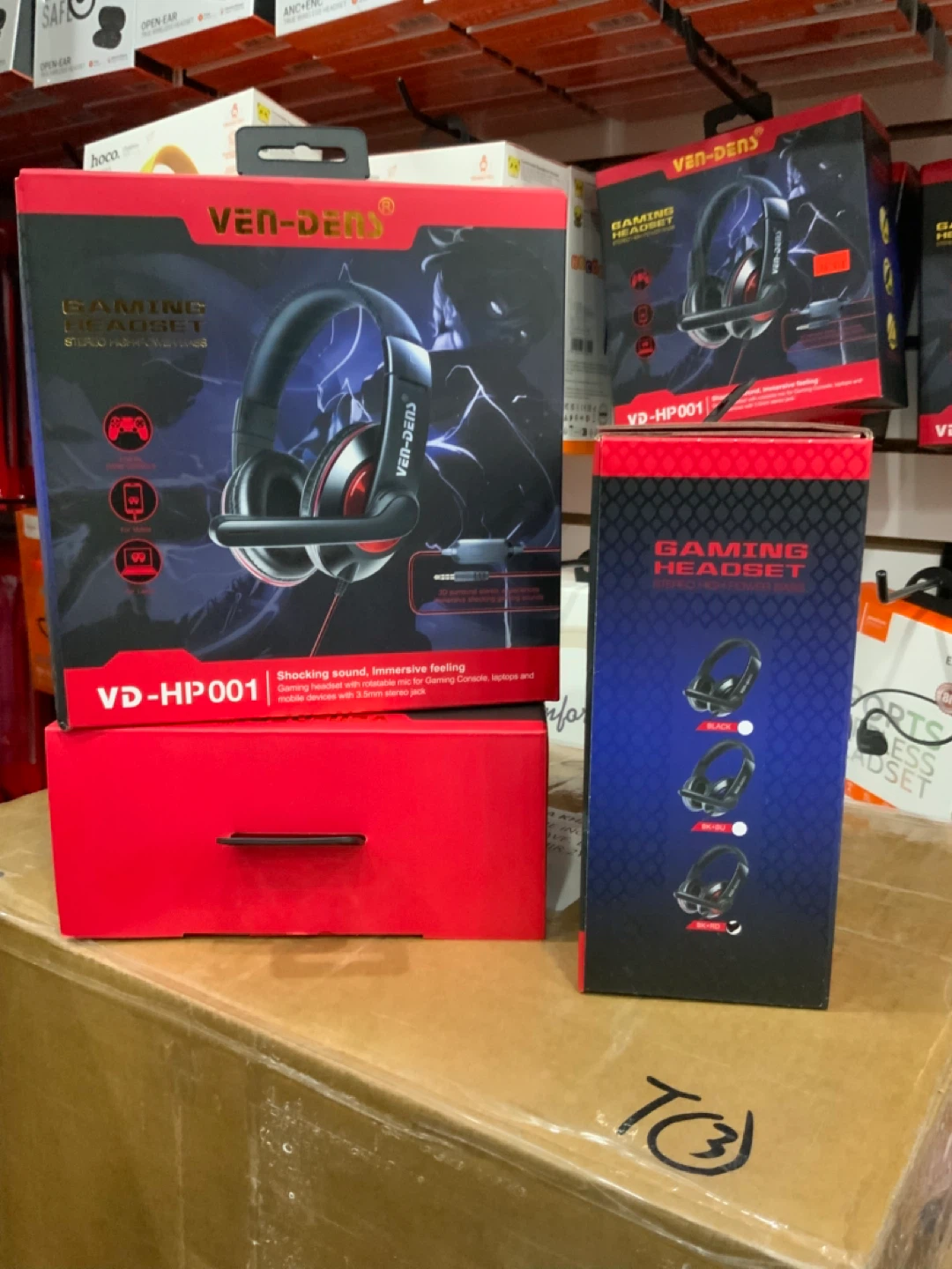 VEN-DENS VD-HP001 Gaming Headset Wired 3.5mm with Mic – New - photo 3