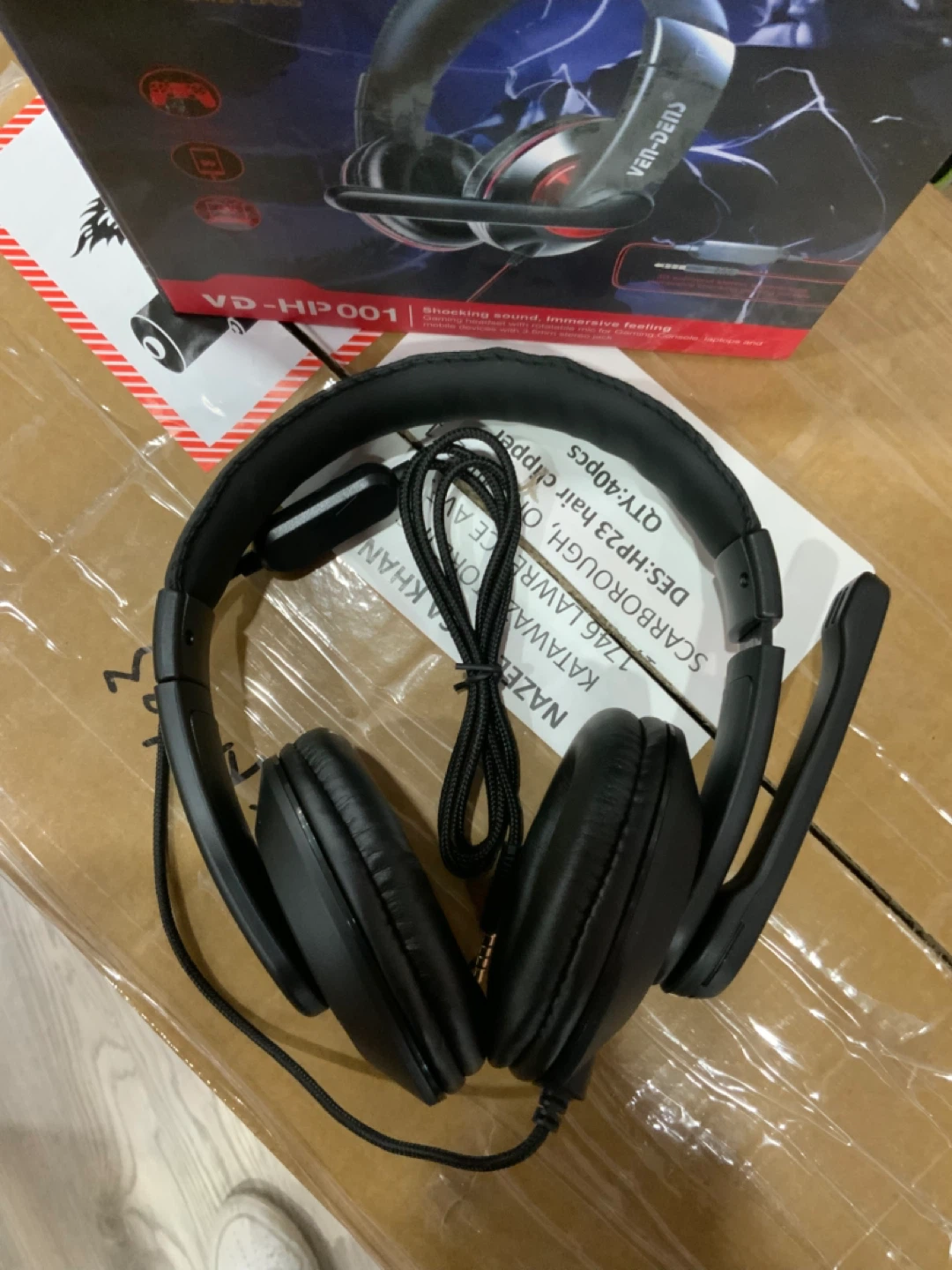 VEN-DENS VD-HP001 Gaming Headset Wired 3.5mm with Mic – New - photo 5