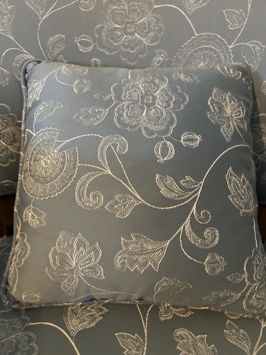 Floral Accent Chair with Pillow - photo 4