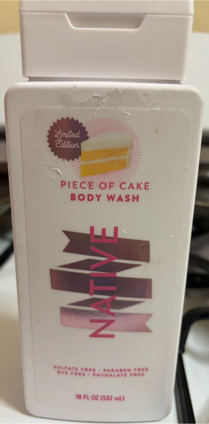 Brand New-Native Piece of Cake Body Wash - Limited Edition