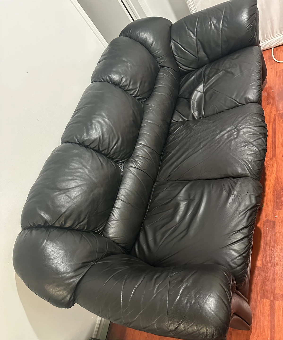 Black Leather Couch