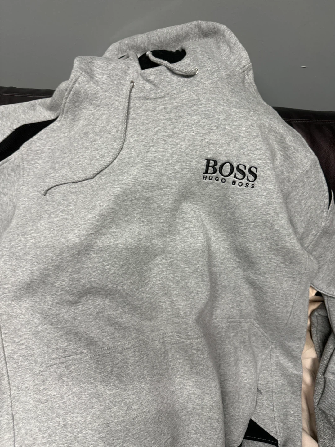 BOSS Hugo Boss Grey Hoodie