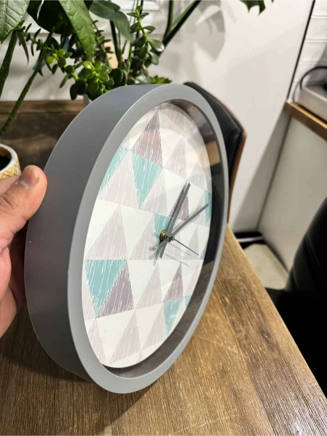 Decorative Wall Clock - Grey Frame - photo 2
