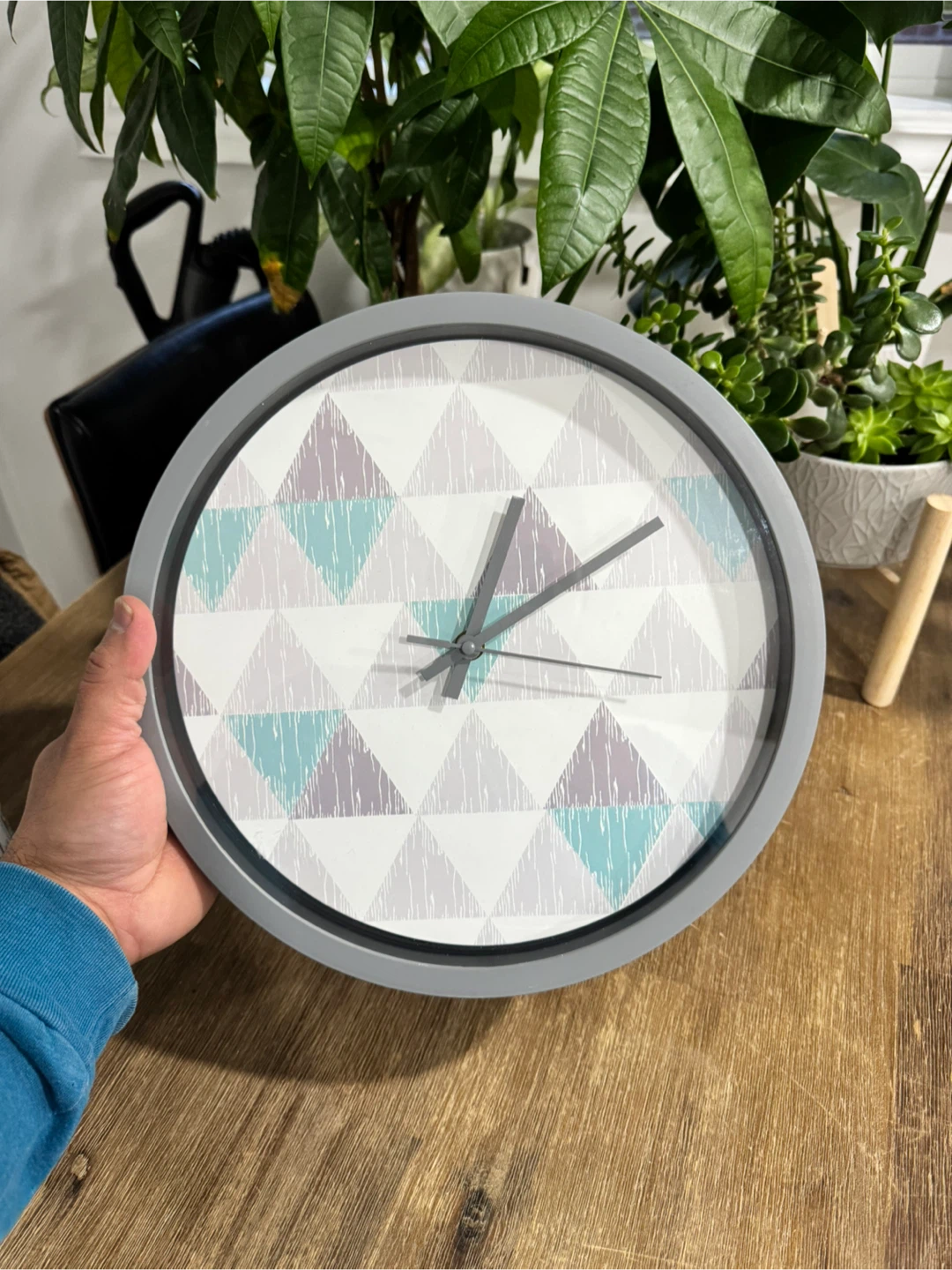 Decorative Wall Clock - Grey Frame - photo 3