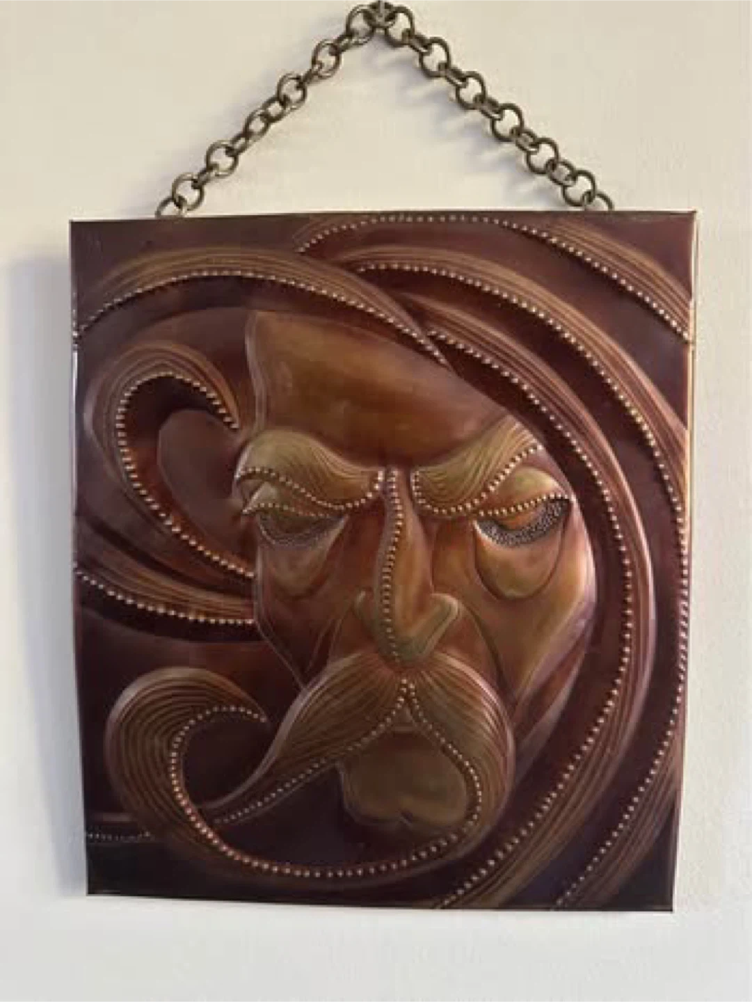 Vintage Copper Wall Art Hanging