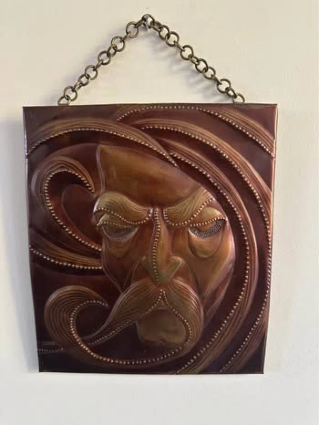 Vintage Copper Wall Art Hanging - photo 3