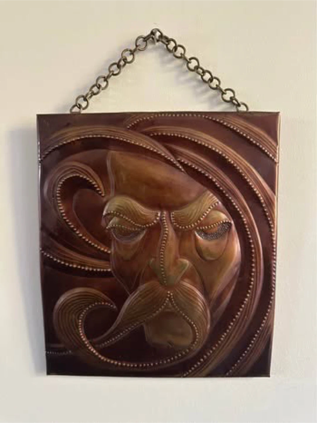 Vintage Copper Wall Art Hanging - photo 2