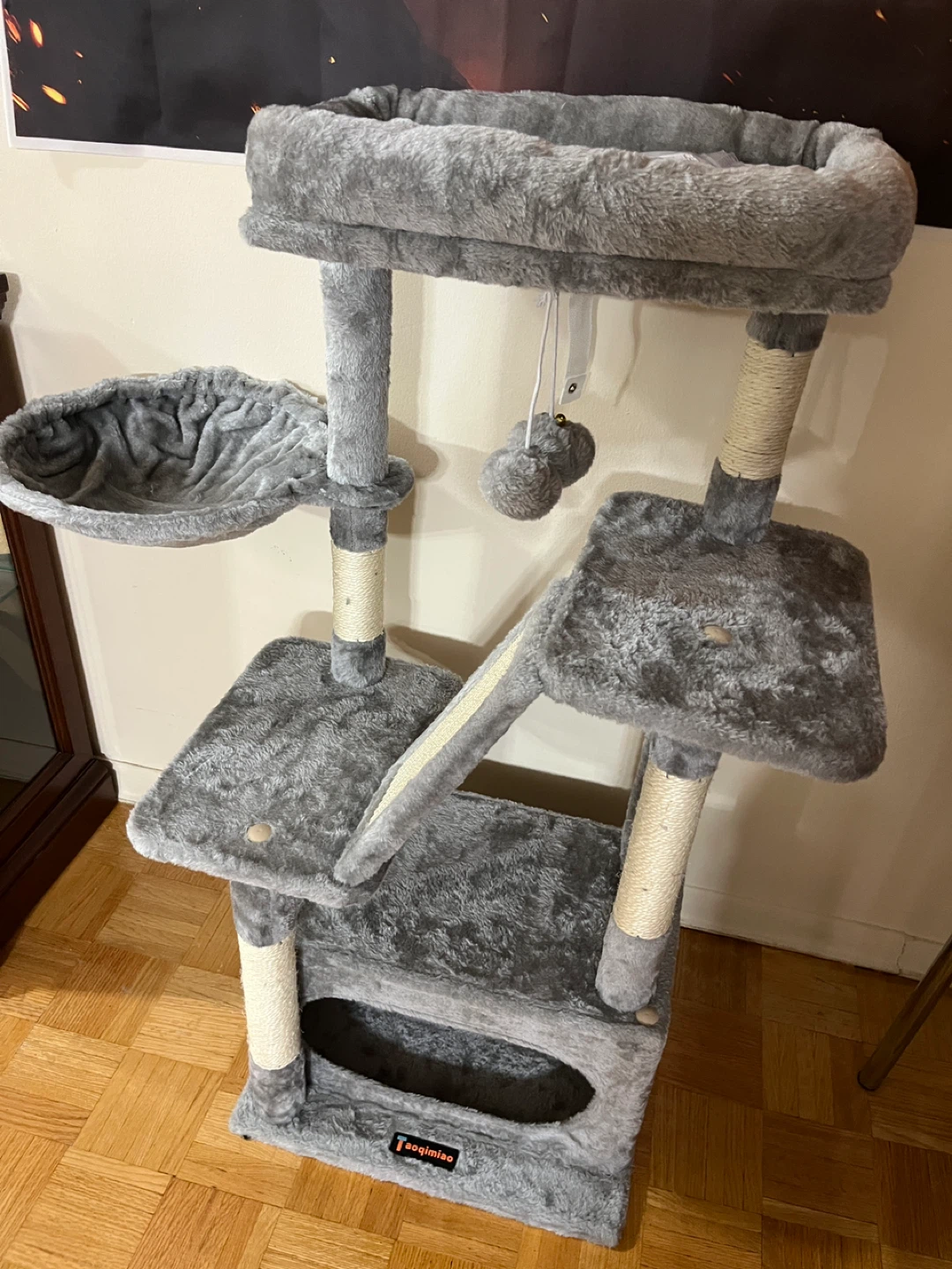 $75- Light Gray Soginmiso Cat Tree