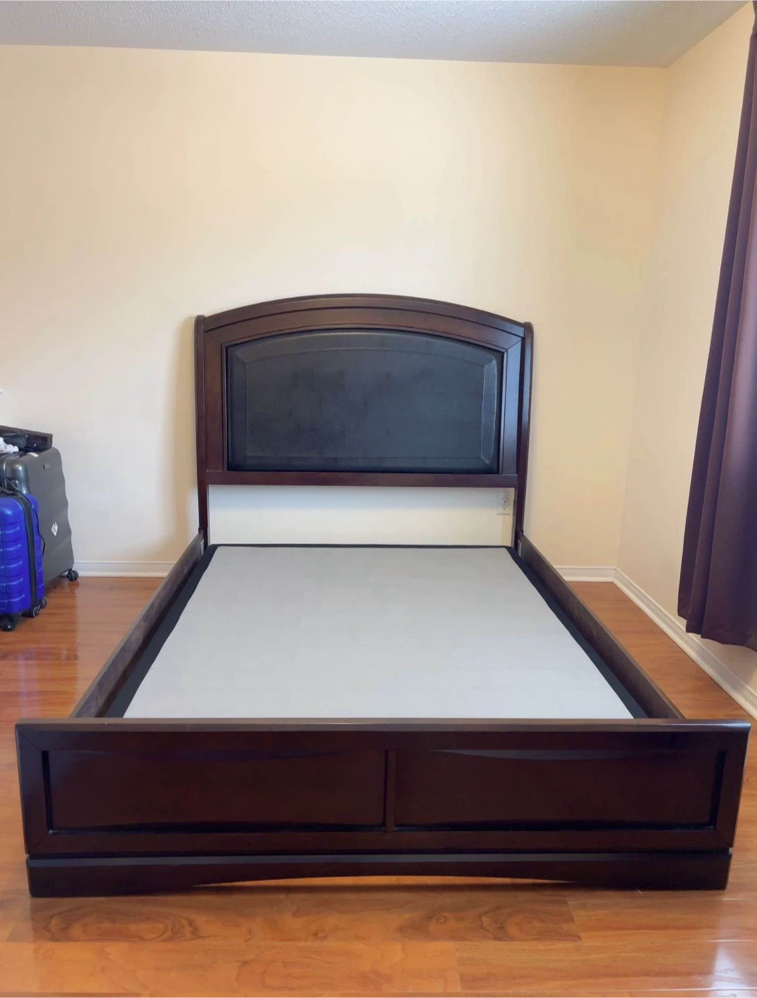 Dark Wood Full Bed Frame - photo 2
