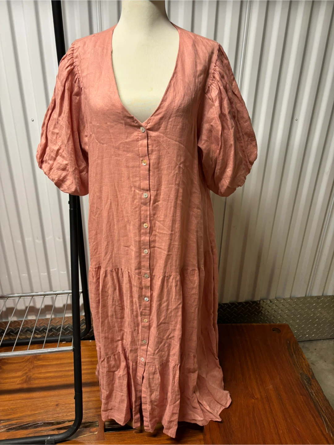 Mango Woman Dress, Size L, Pink