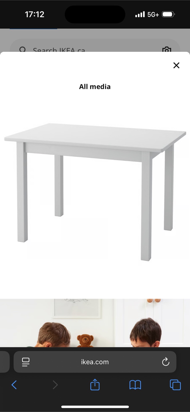 IKEA White Children's Table
