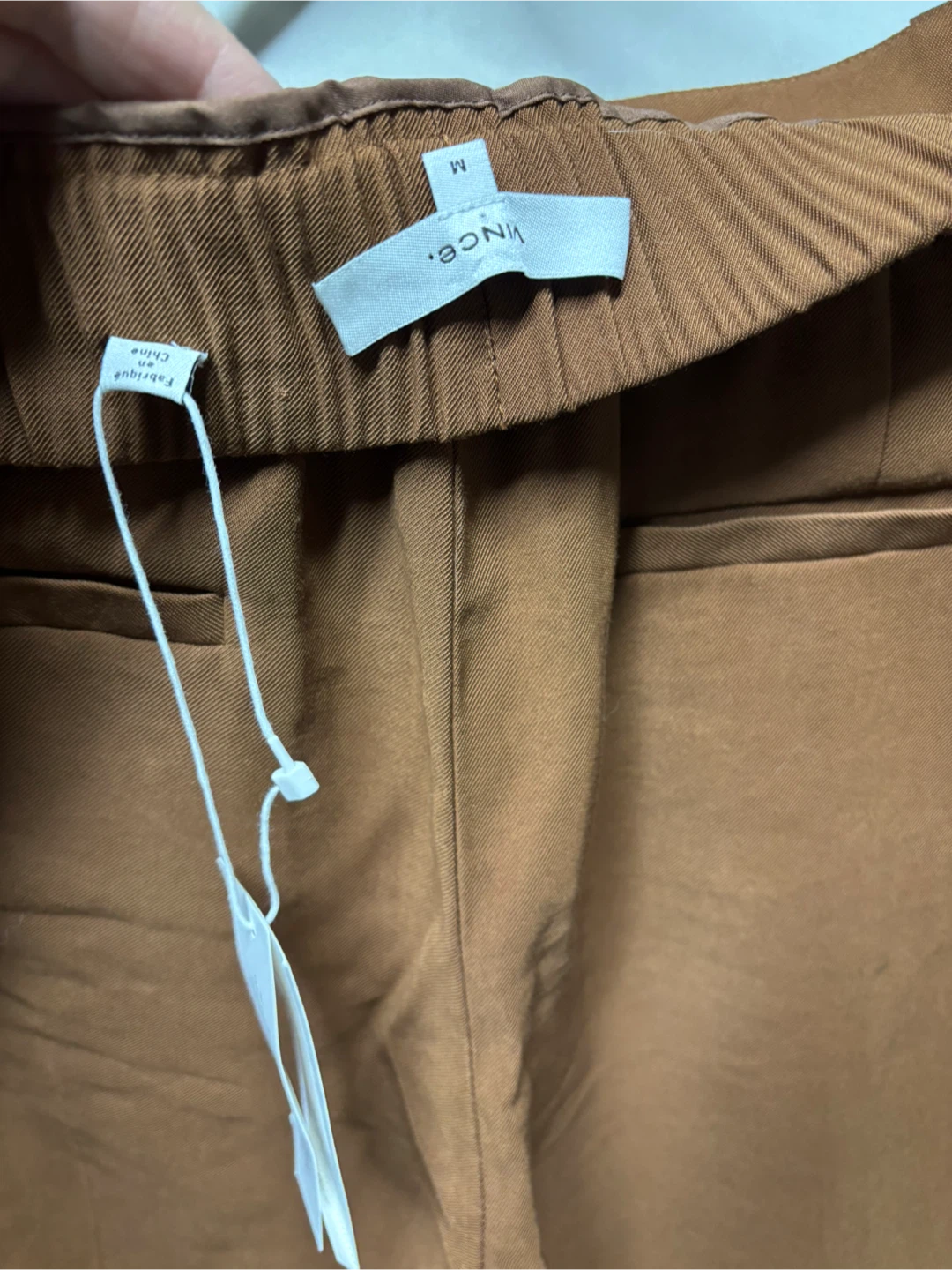 Vince Brown Pants - Size M - photo 2