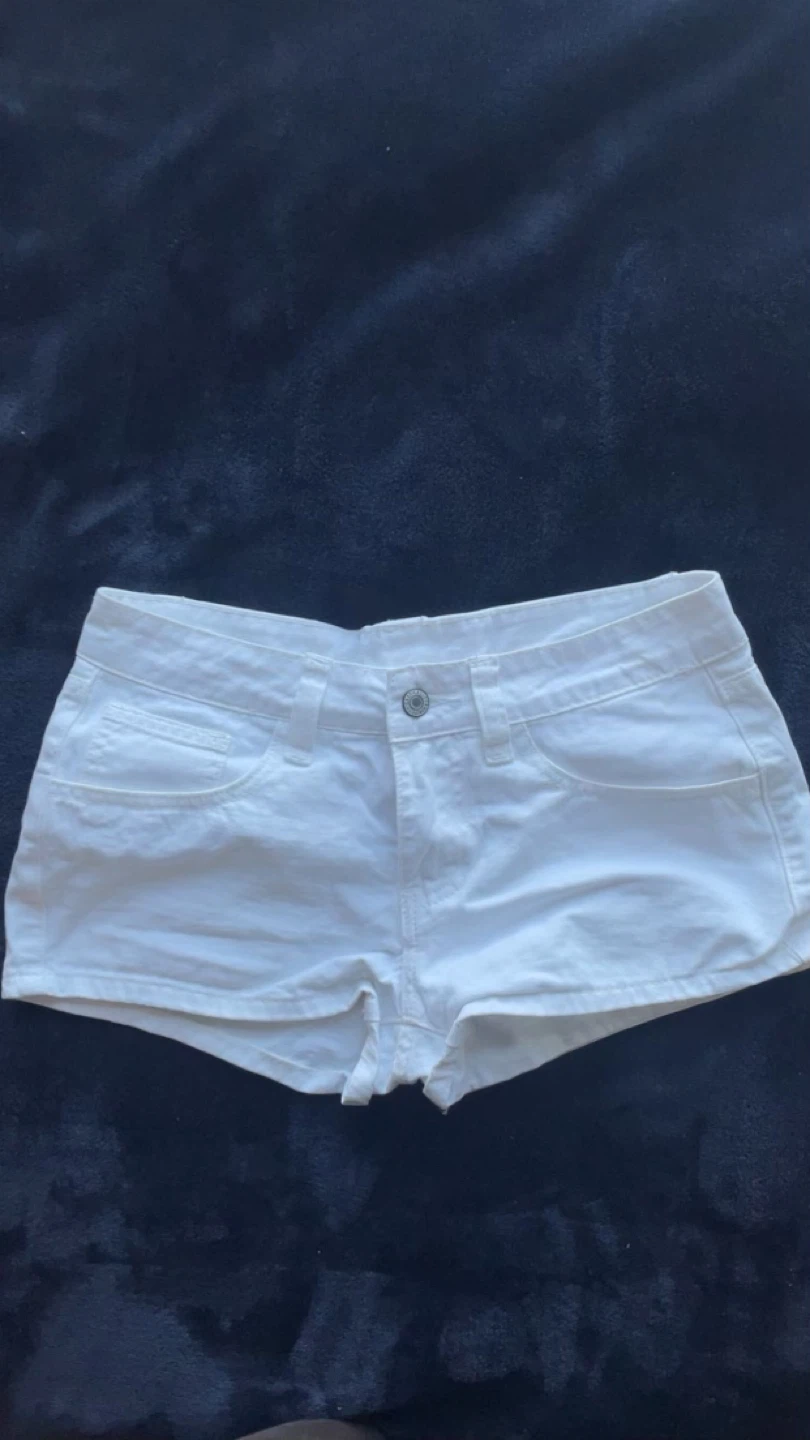 Brandy Melville White Denim Shorts
