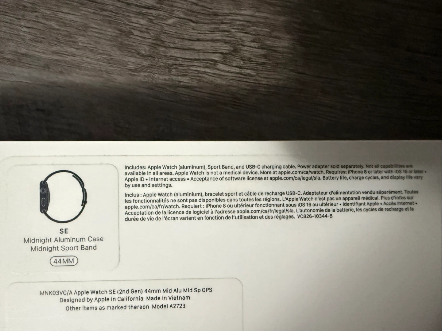 Apple Watch SE (2nd Gen) 44mm Midnight Aluminum - photo 4