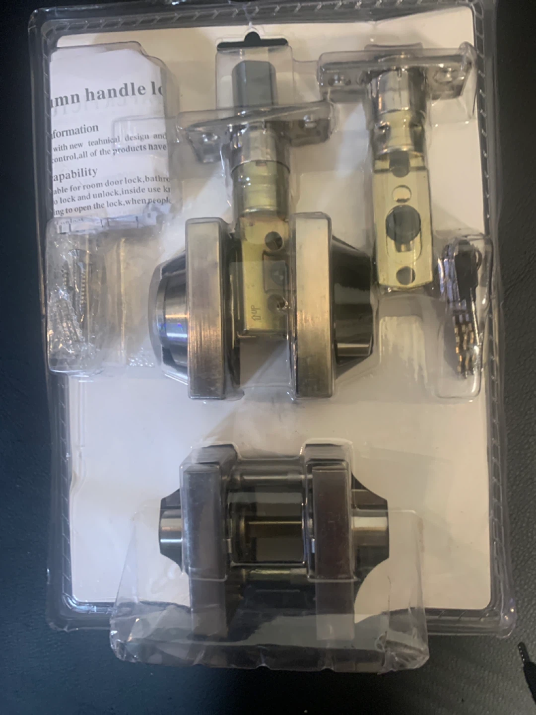 Home Idol Lever Handle & Deadbolt Combo Set - New - photo 3
