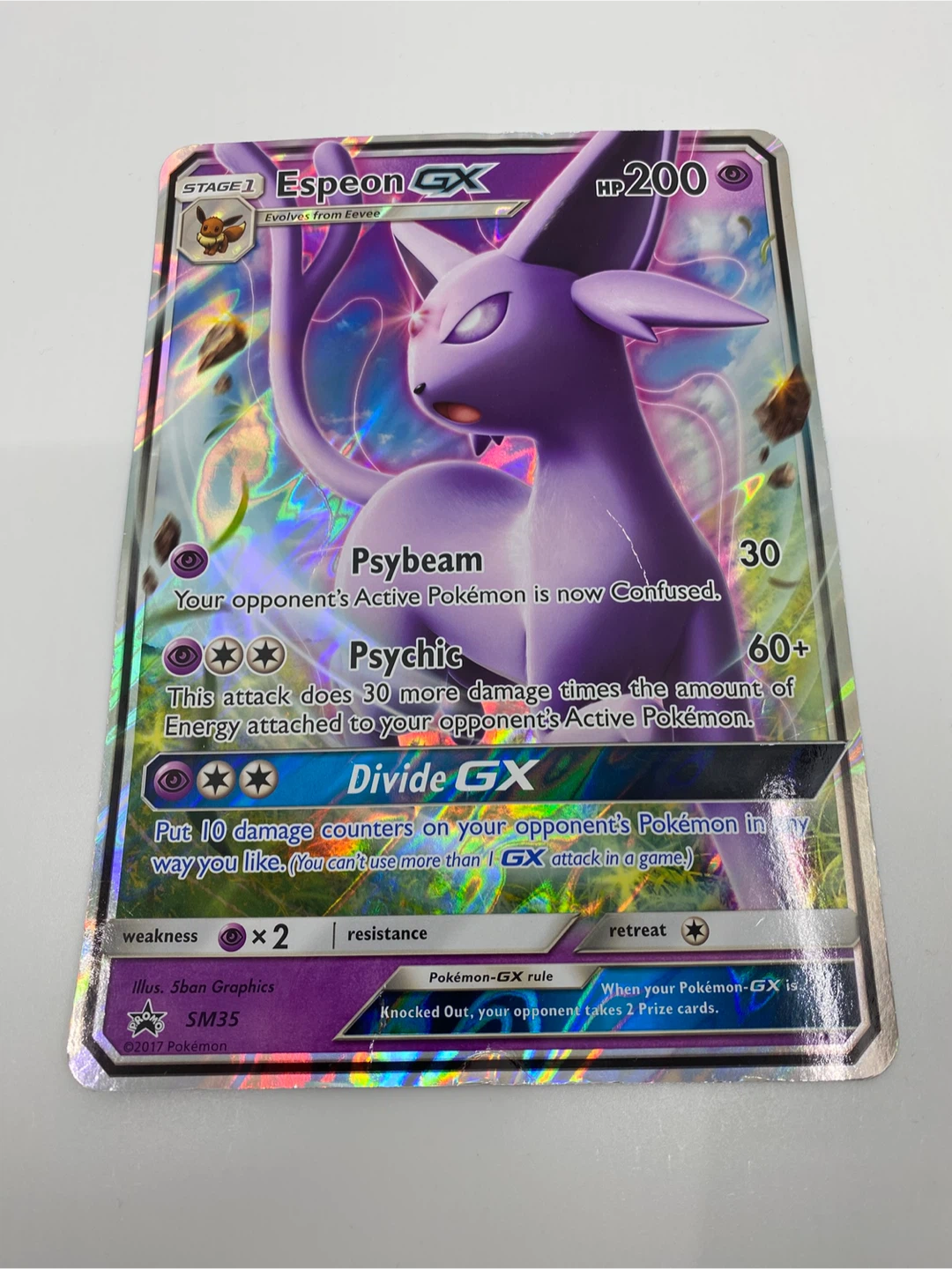 Pokémon Jumbo Espeon GX SM35 Black Star Promo 🥕