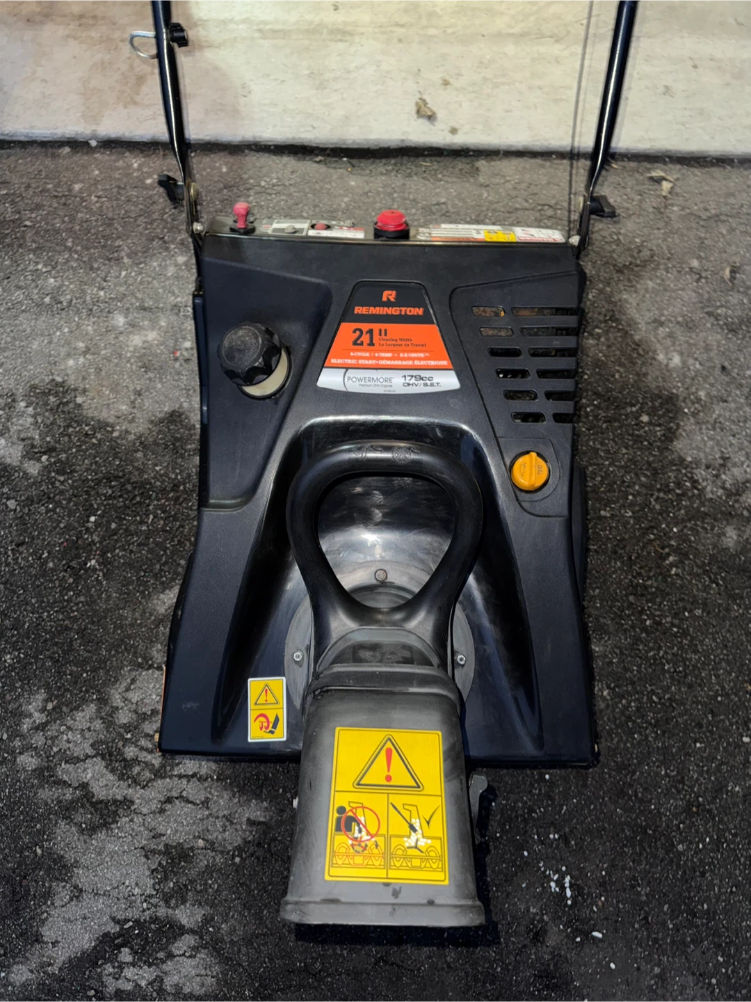 Remington PowerMore 170cc 21" electric start gas Snow Blower