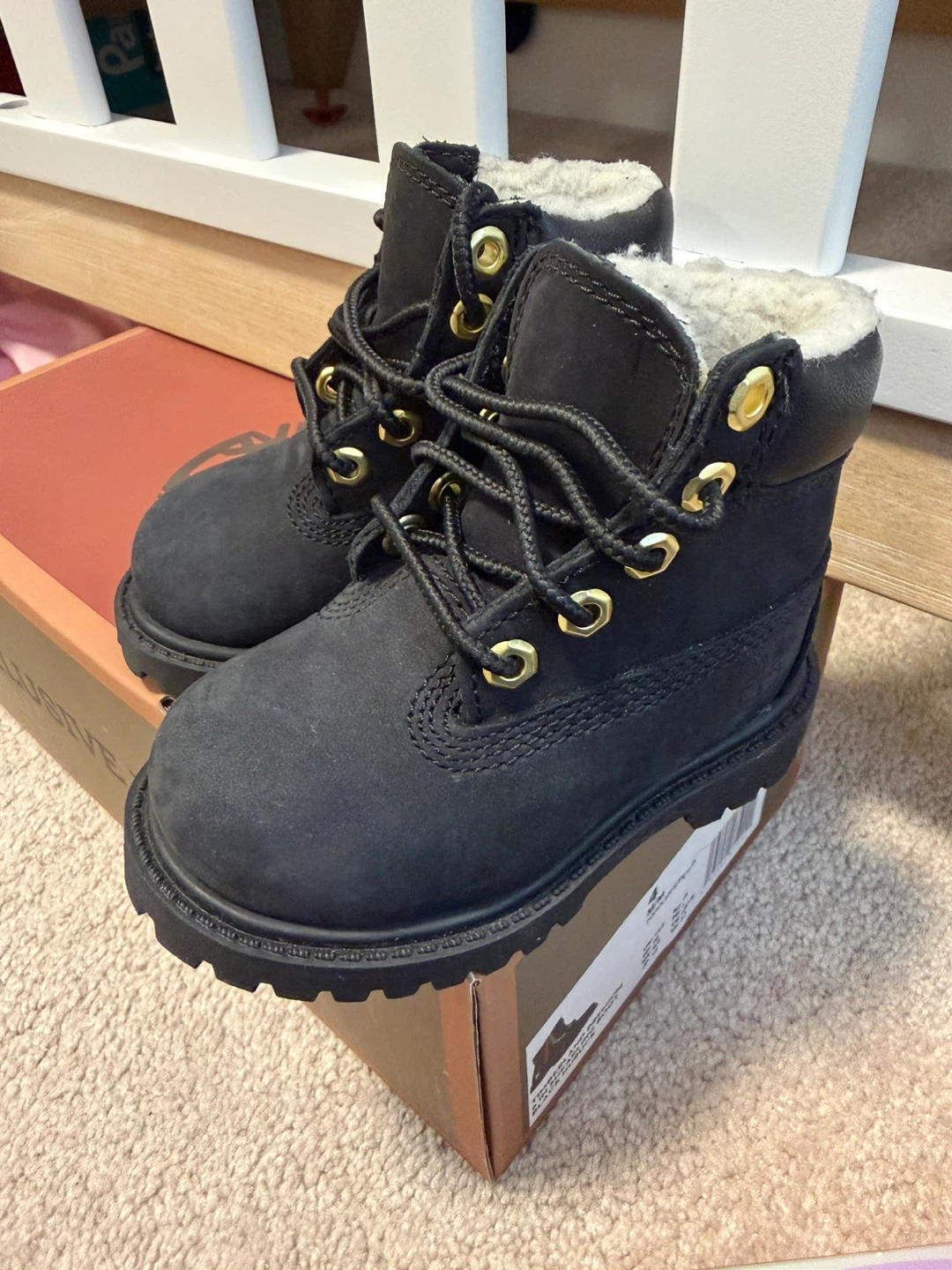 Timberland Premium 6 Shearling Toddler Boots - BNIB Size 4