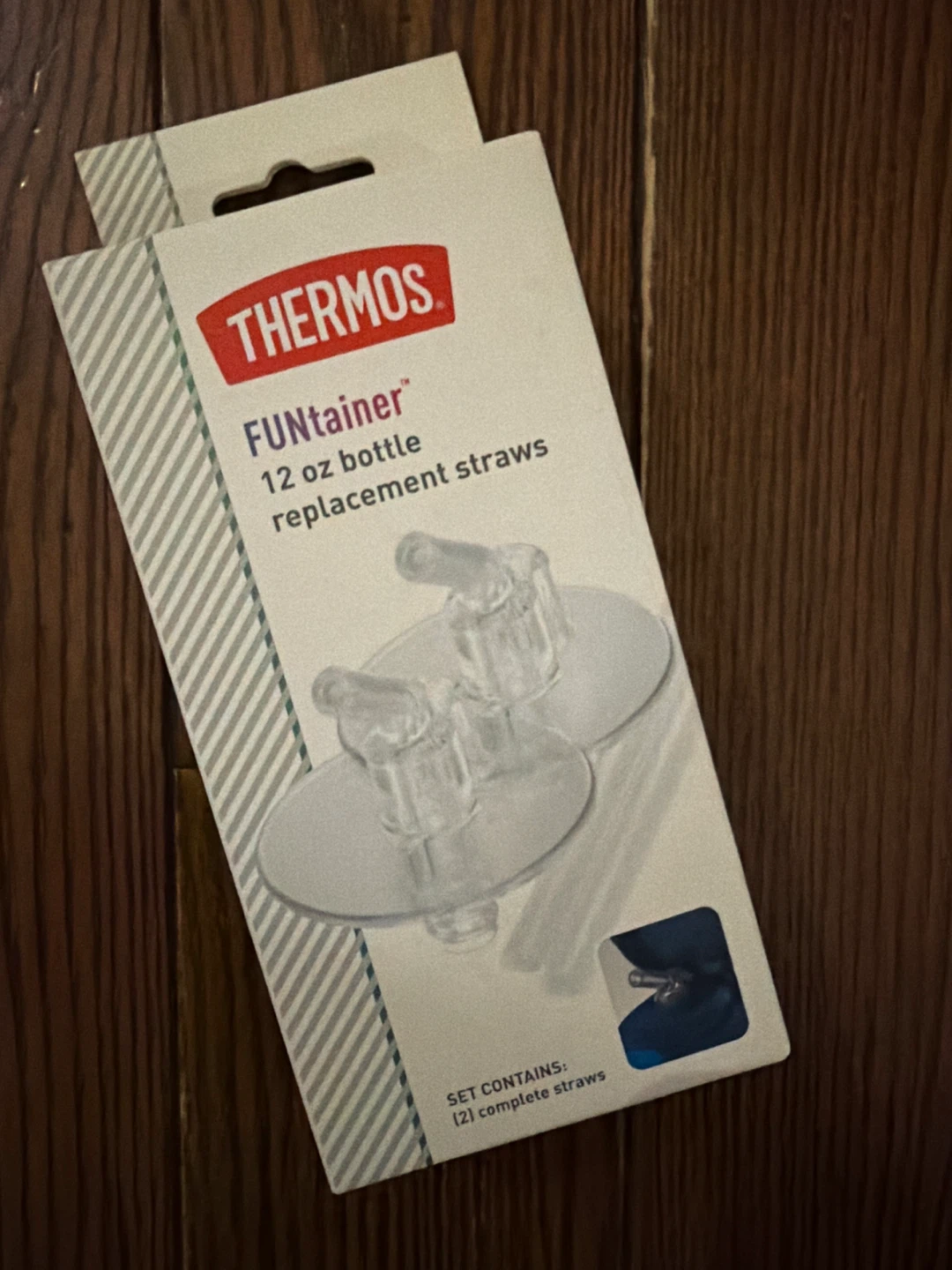 Thermos FUNtainer 12oz Bottle Replacement Straws 🥕- New