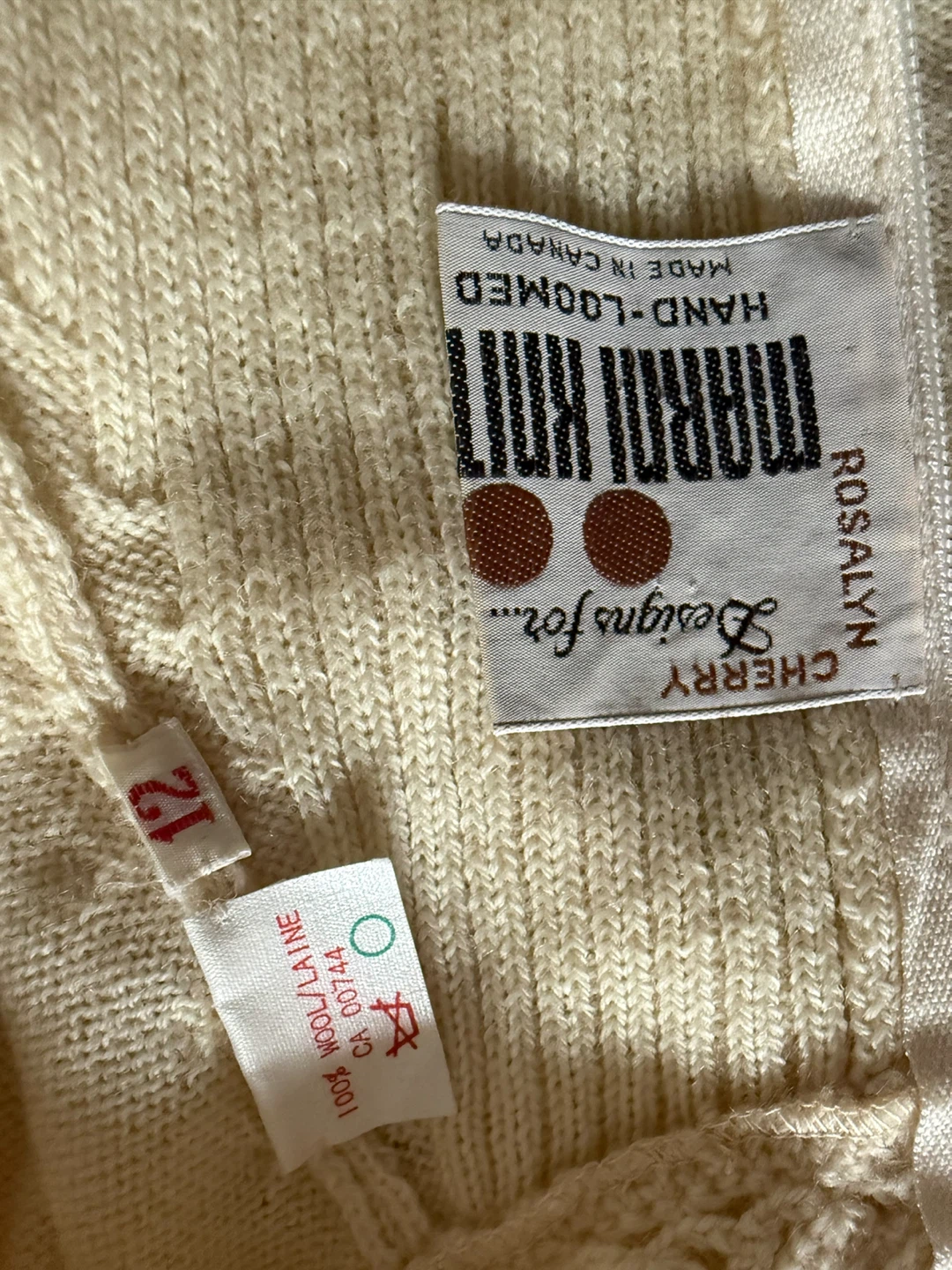 Marani Knit Rosalyn Cherry Wool Dress Size 12 - photo 2