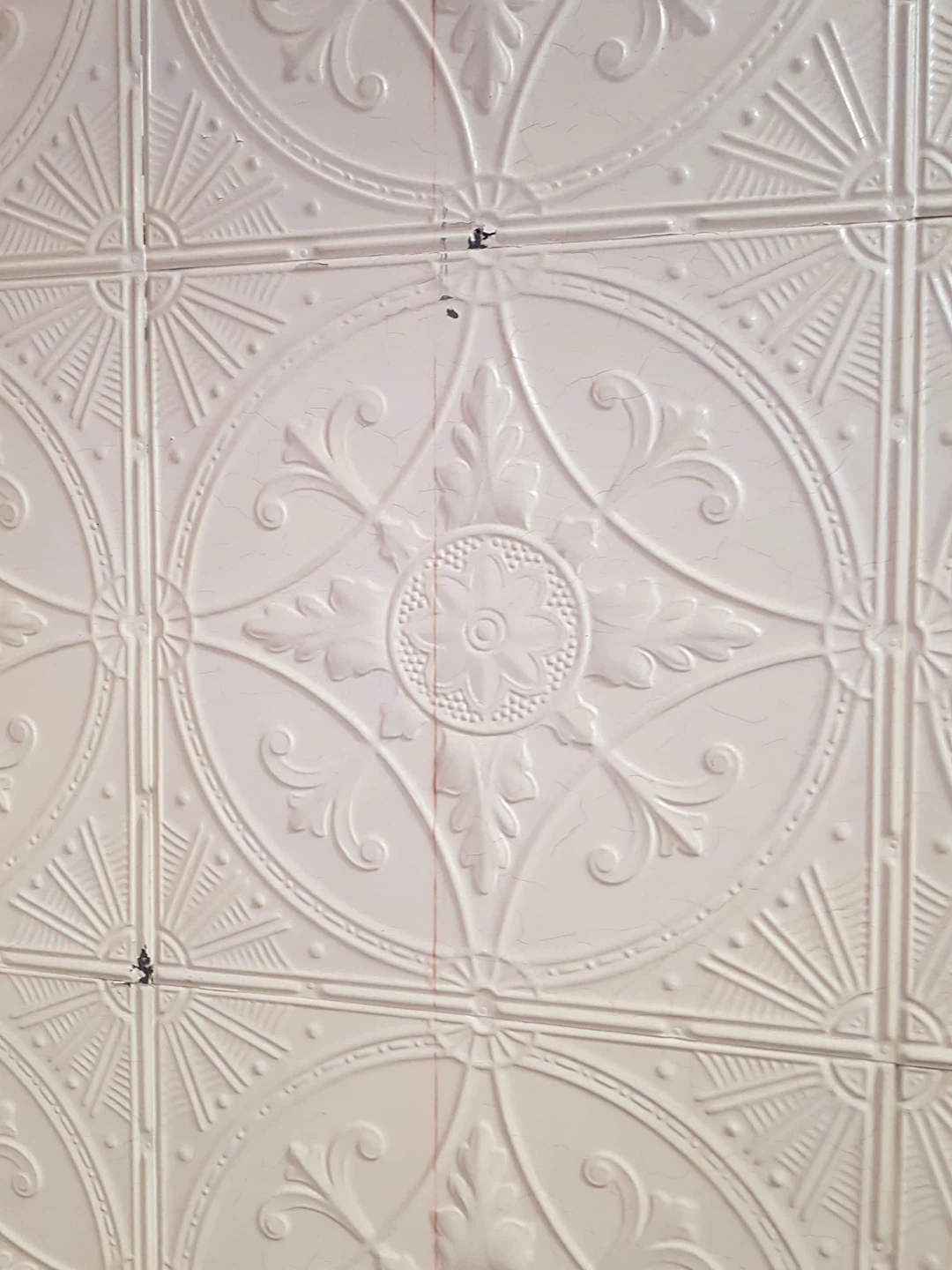 Antique Cream Metal Ceiling Tiles - photo 2