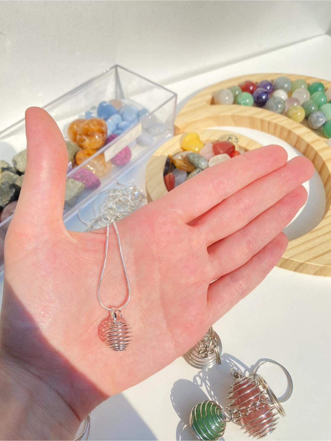 Crystal cage Keychain / necklace - photo 4