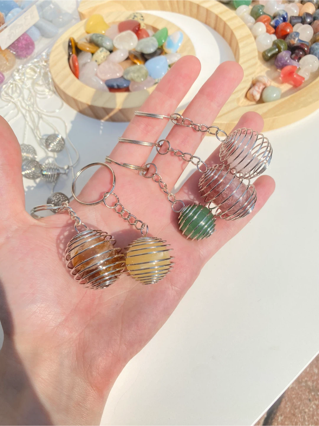 Crystal cage Keychain / necklace - photo 3