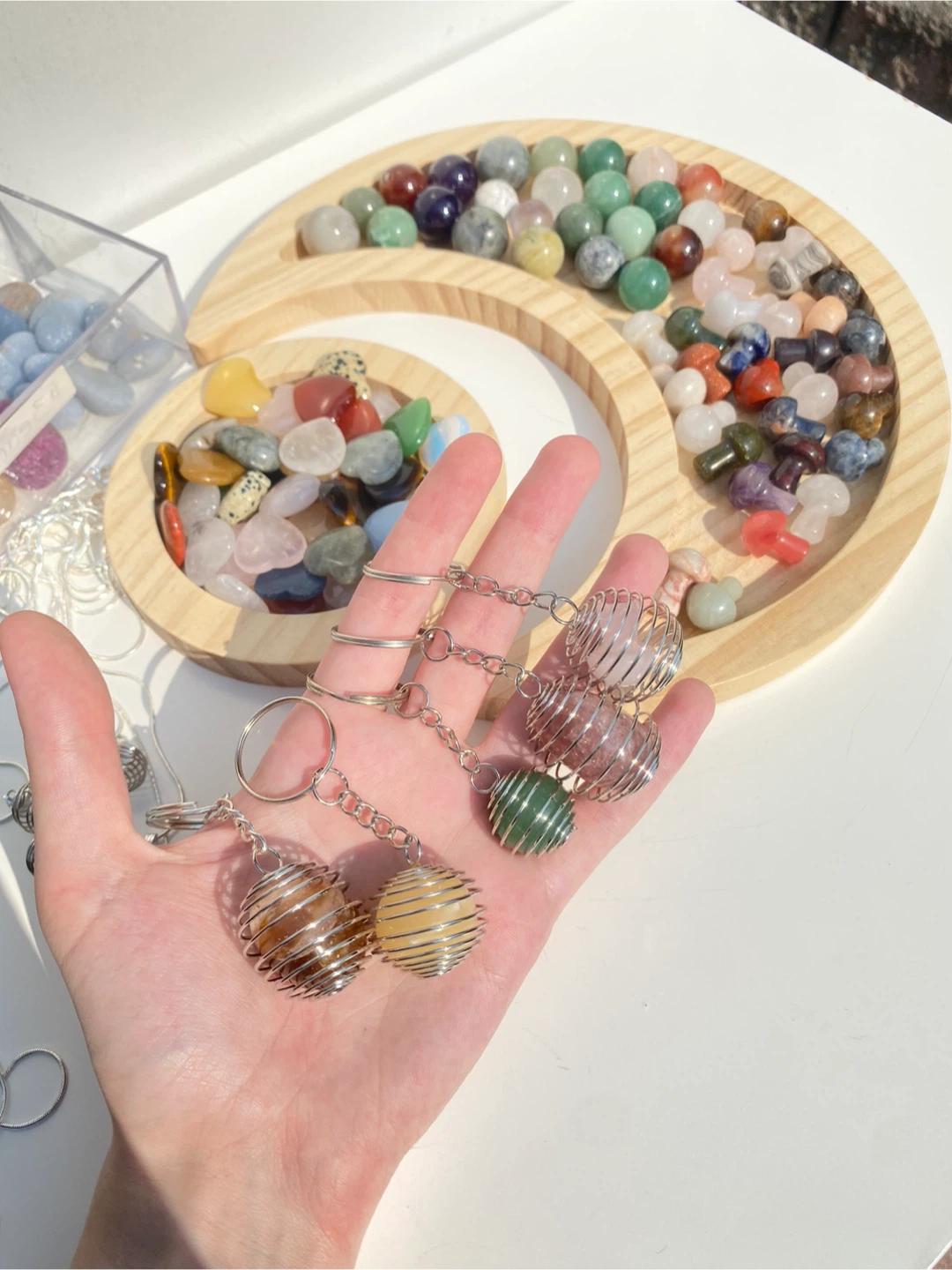 Crystal cage Keychain / necklace - photo 5