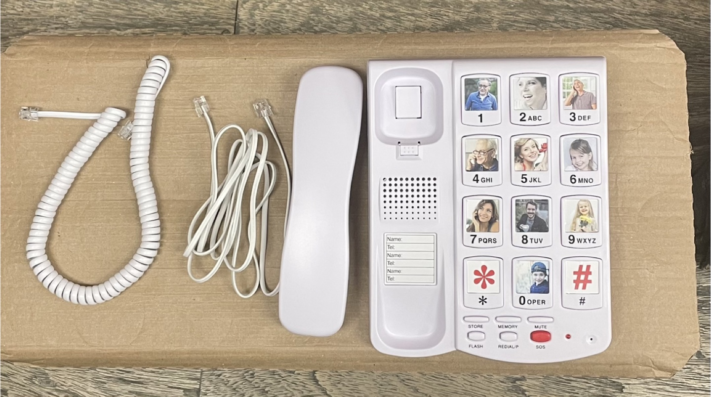 Big Button Phone - Easy to See & Use