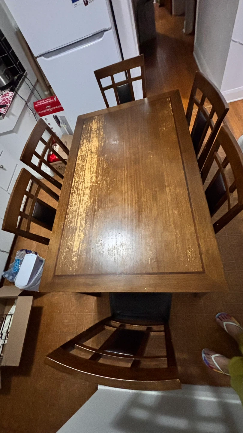 Dining Room Table with 6 Chairs( wooden) - photo 3