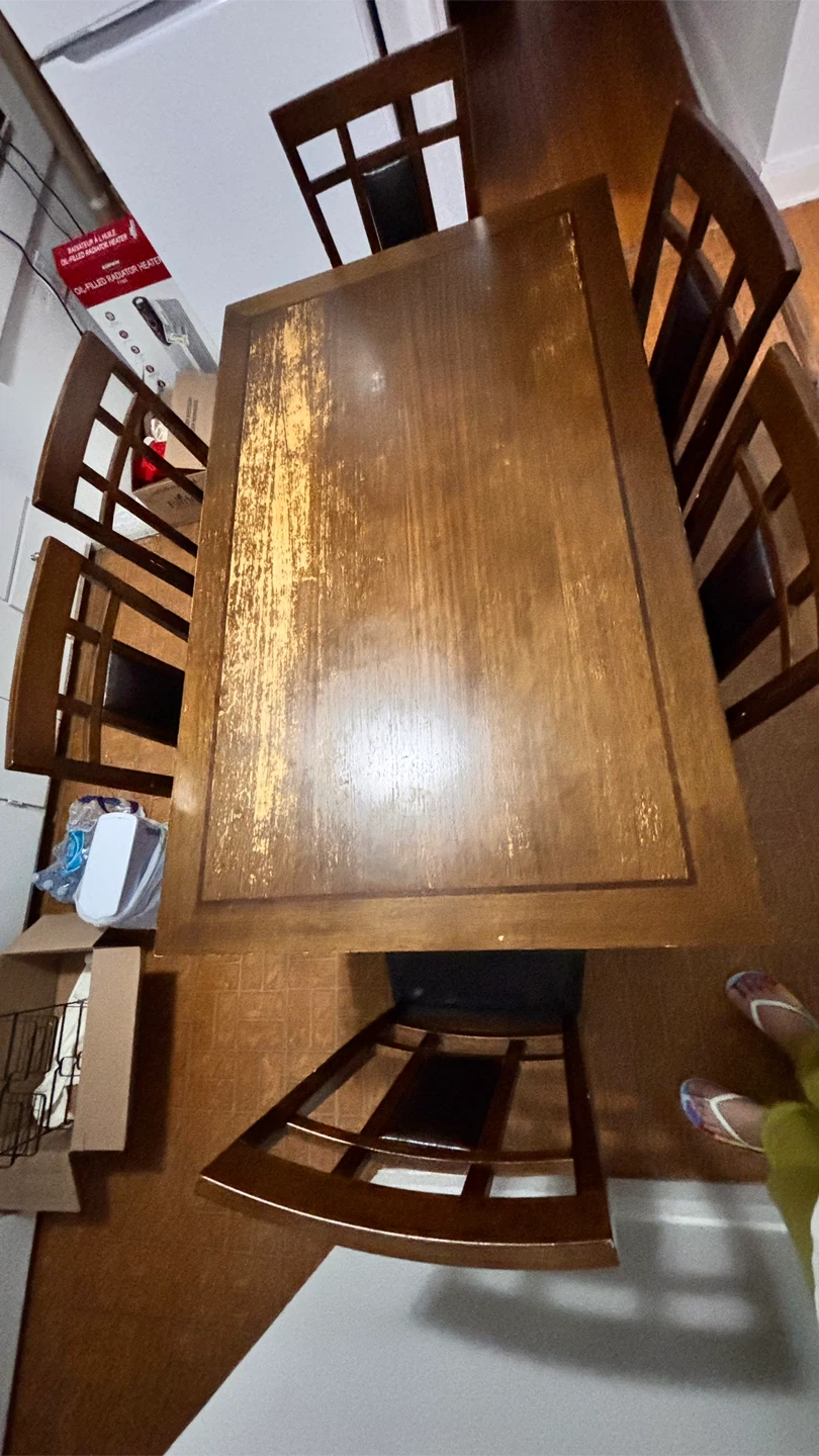 Dining Room Table with 6 Chairs( wooden) - photo 2