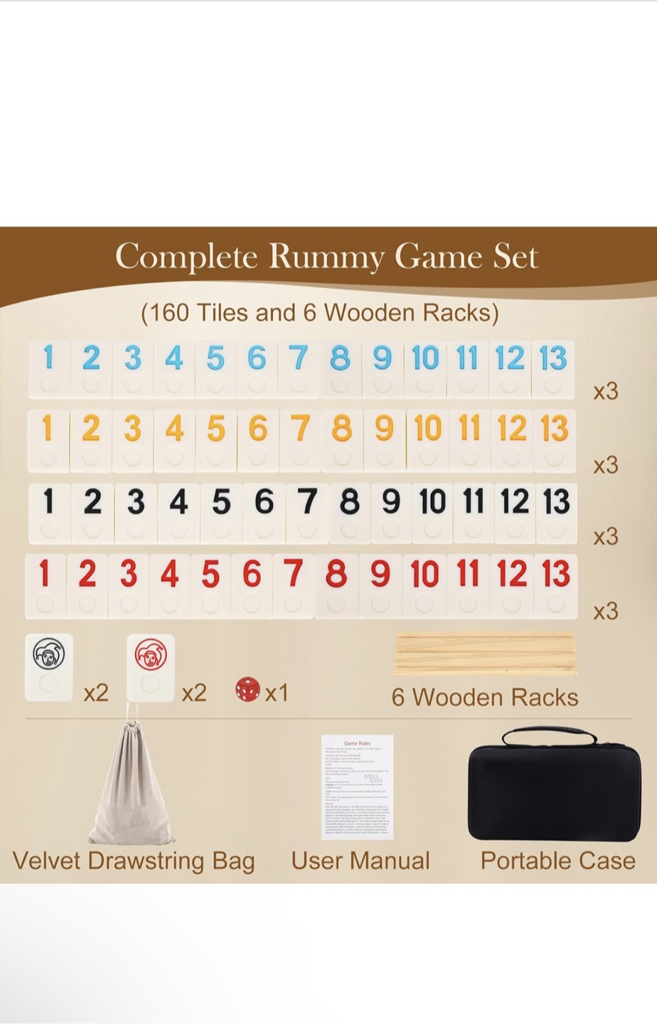 Soopotay Rummy Game Set - 6 Players - photo 3