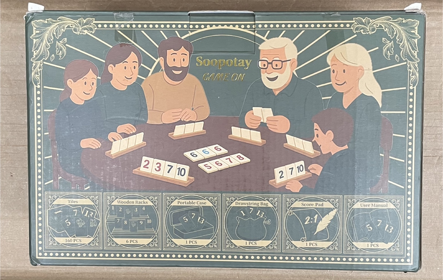 Soopotay Rummy Game Set - 6 Players - photo 5