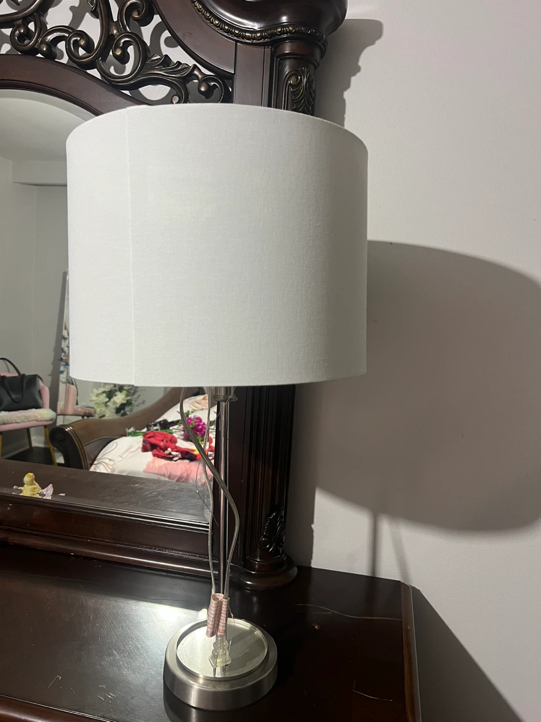 Table Lamp with Fairy Lights