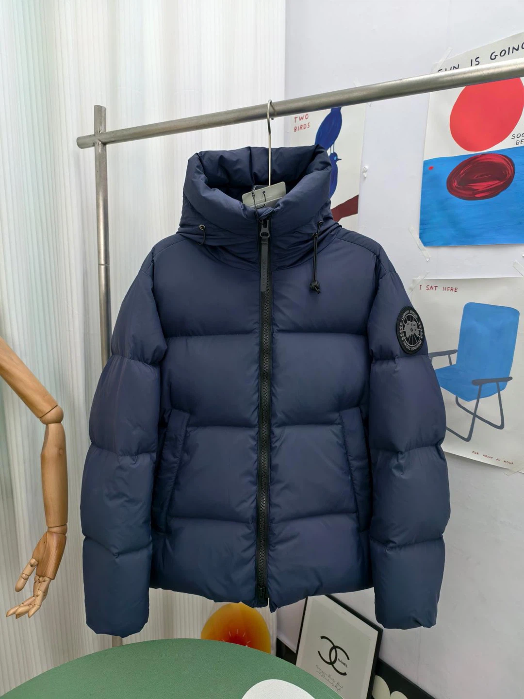 Canada Goose Padded Down Jacket, Size L