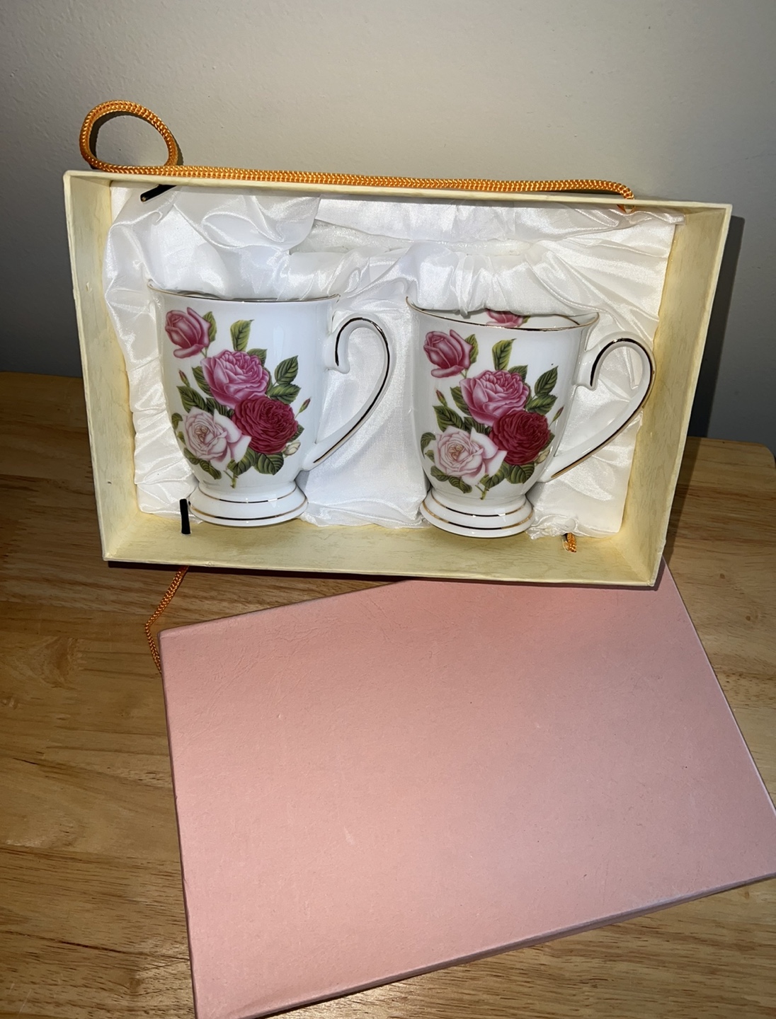 Floral Tea Cup Set - New in Box