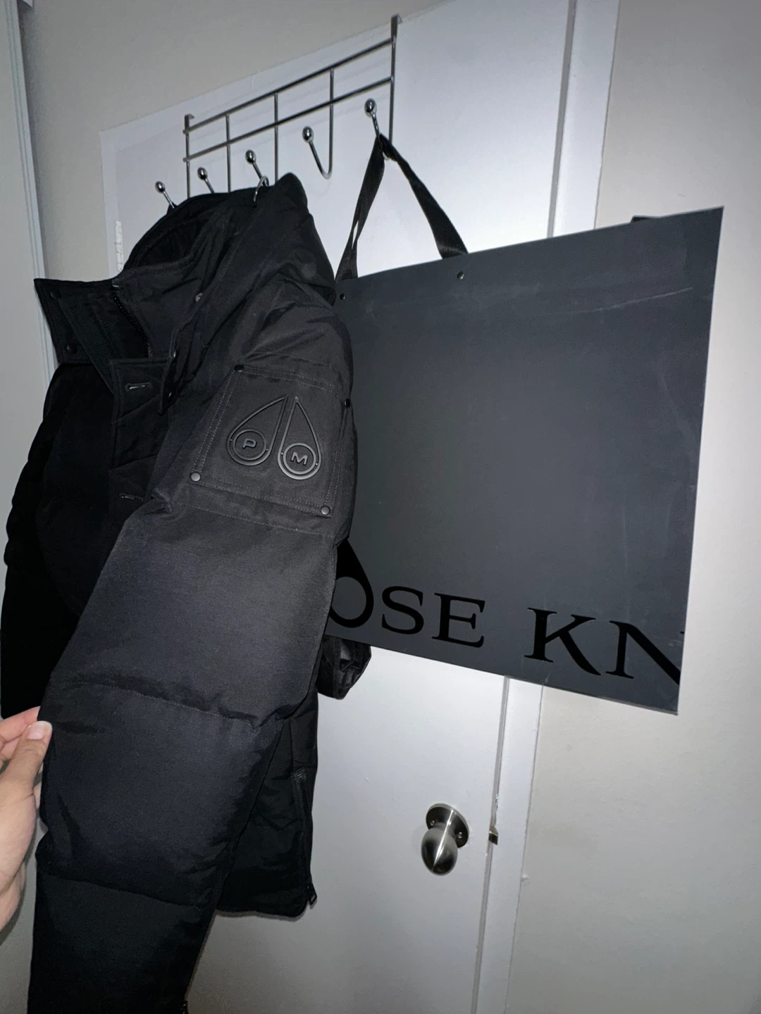 Moose Knuckles Black Down Puffer Jacket Brand New - photo 3