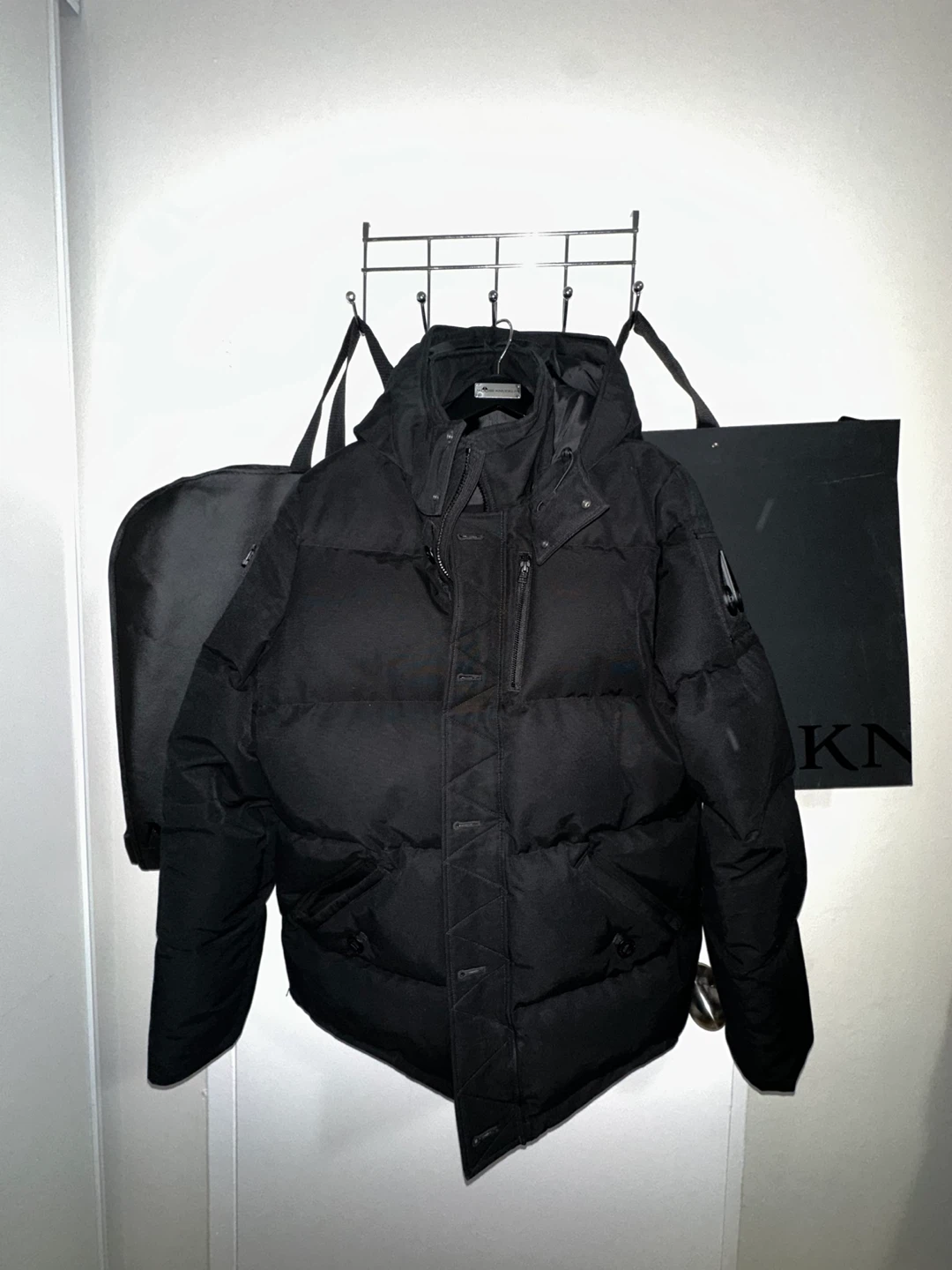 Moose Knuckles Black Down Puffer Jacket Brand New - photo 2