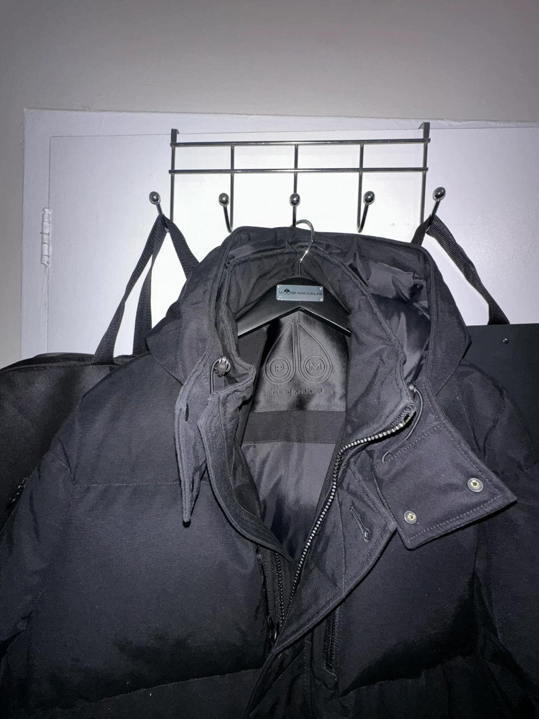 Moose Knuckles Black Down Puffer Jacket Brand New
