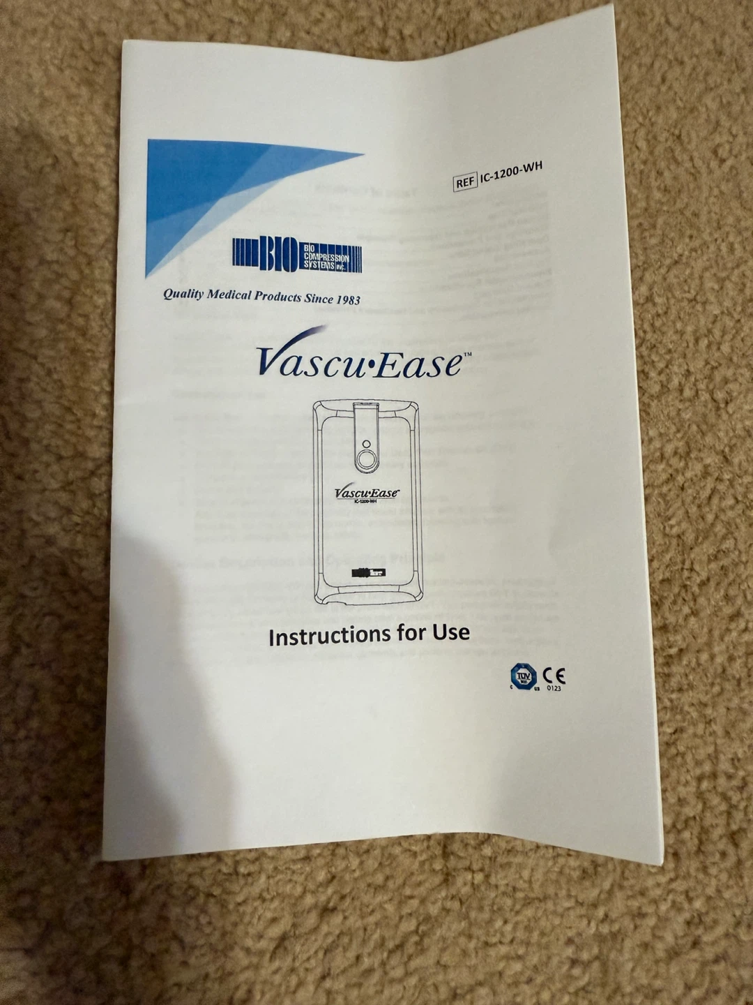 VascuEase Portable DVT System IC-1200-WH - photo 5