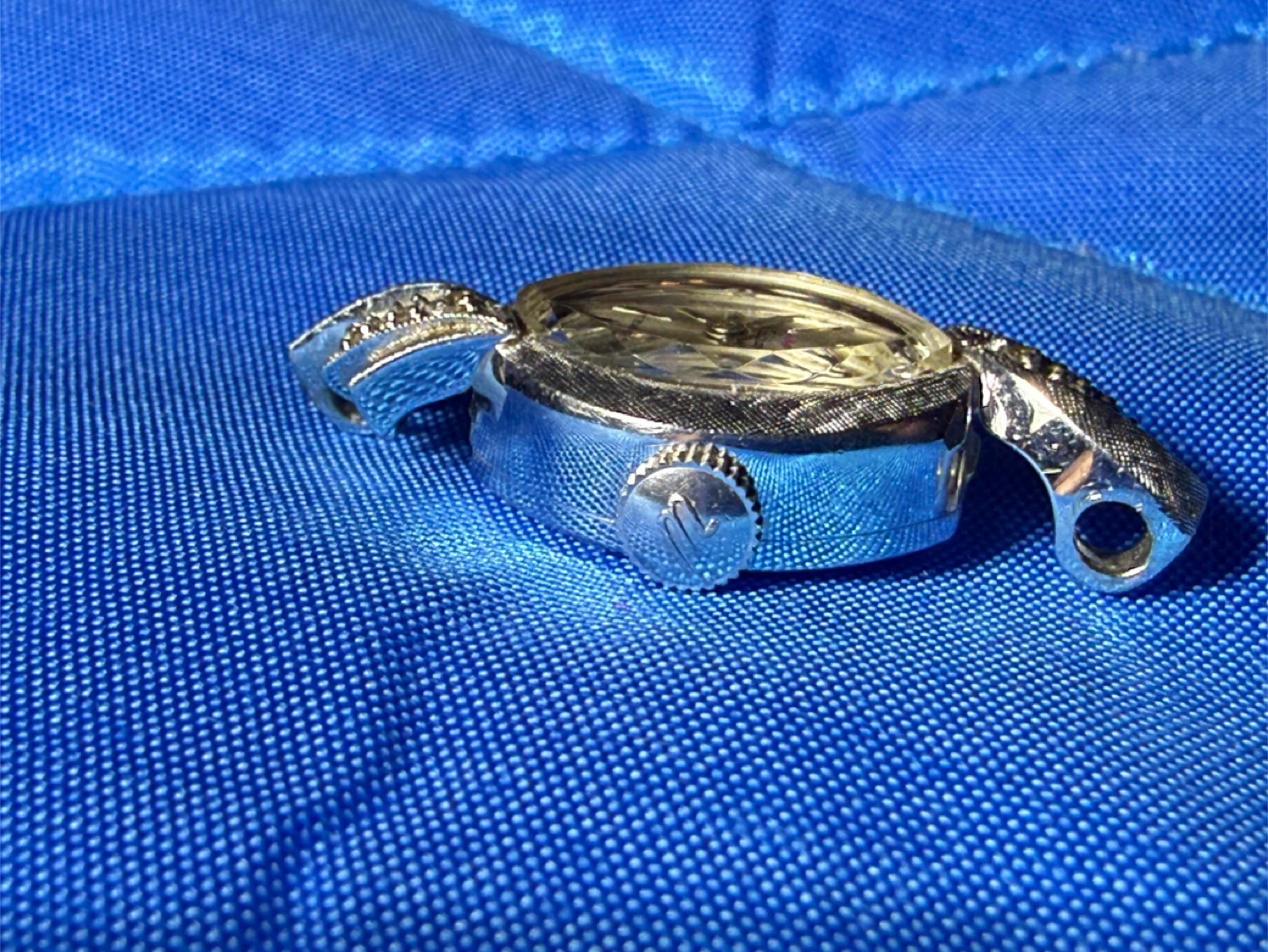 Vintage Waltham Ladies 14K Gold Diamond Mechanical Watch 1960s - photo 2