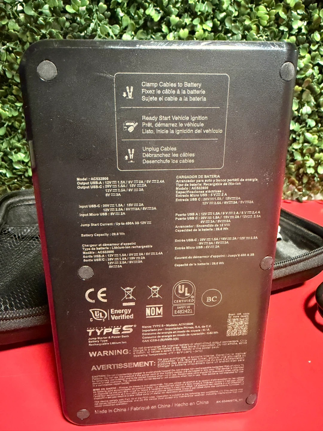 TYPE S AC532806 Jump Starter Power Bank - photo 3