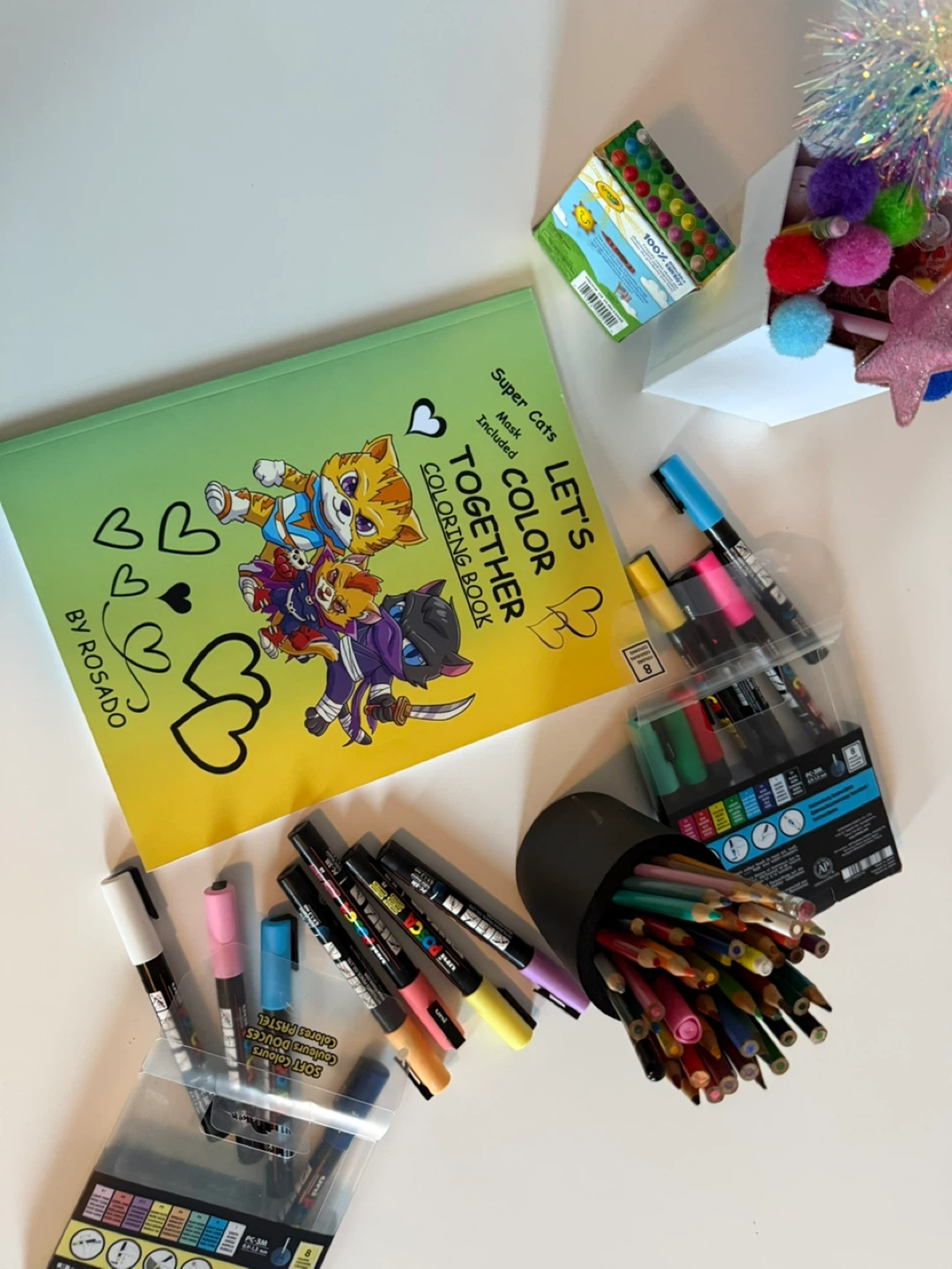 SOLD ON AMAZON Let's Color Together Coloring Books by Rosado - photo 5