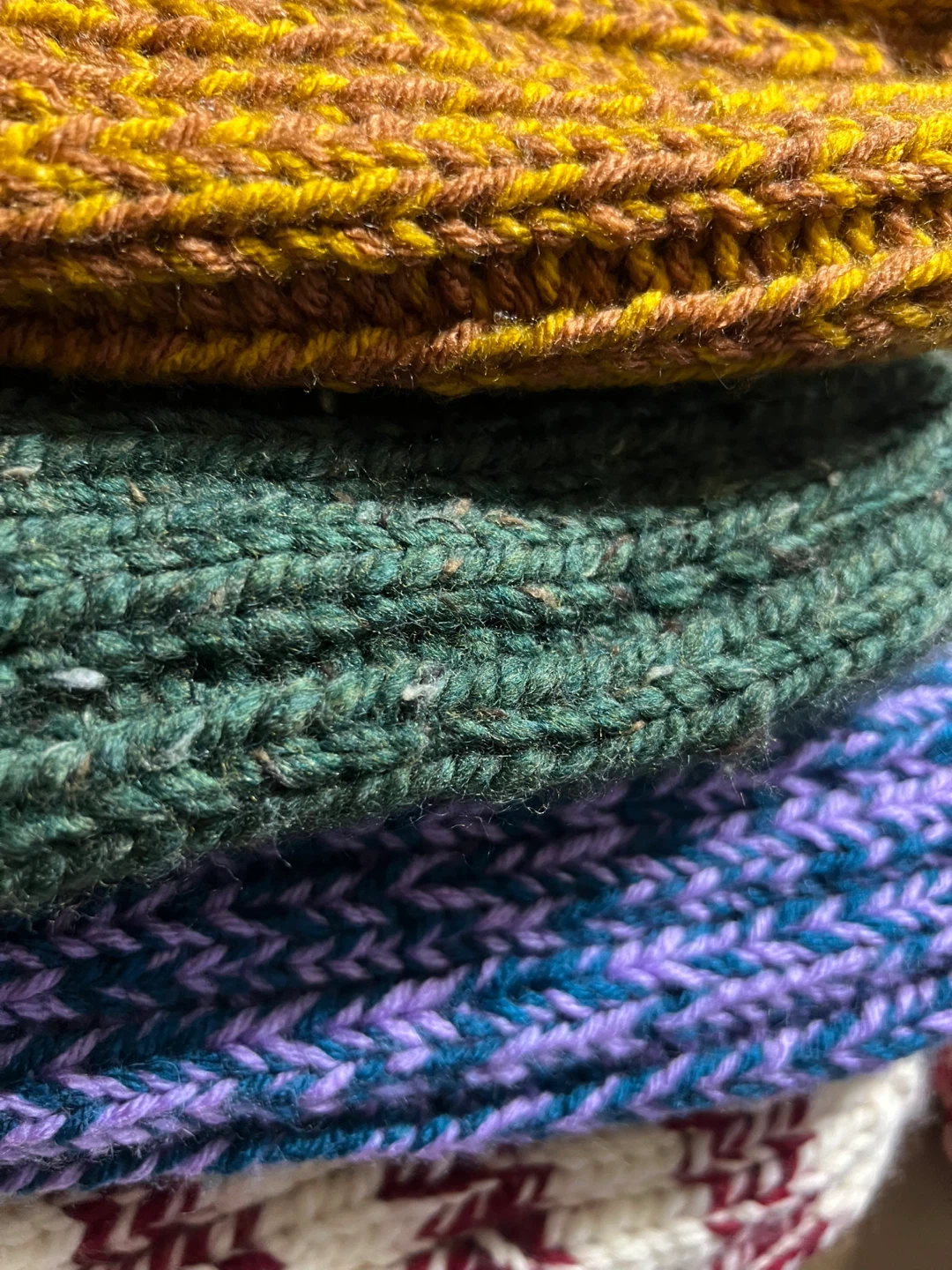 Variety of Handmade Knit Beanies - photo 2
